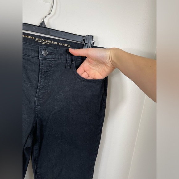 SO SLIMMING Girlfriend Ankle Jeans Cotton Size 6R - Picture 7 of 15